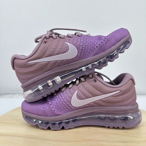 NEW NIKE Women's Air Max 2017 849560 555 Shoes Sneakers Plum Lavender US 6.5 - Picture 7 of 10